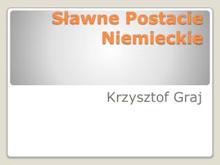 s awne postacie niemieckie