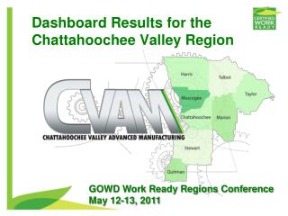 Dashboard Results for the Chattahoochee Valley Region