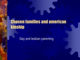 Chosen families and american kinship