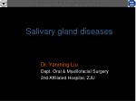 Salivary gland diseases