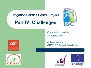 Irrigation Service Centre Project Part IV: Challenges