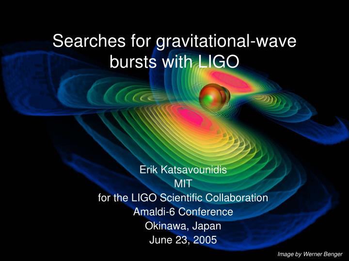 searches for gravitational wave bursts with ligo