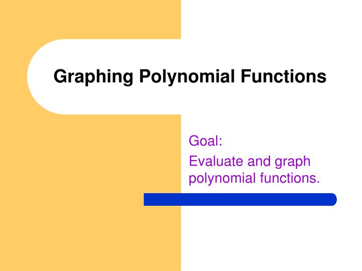 graphing polynomial functions