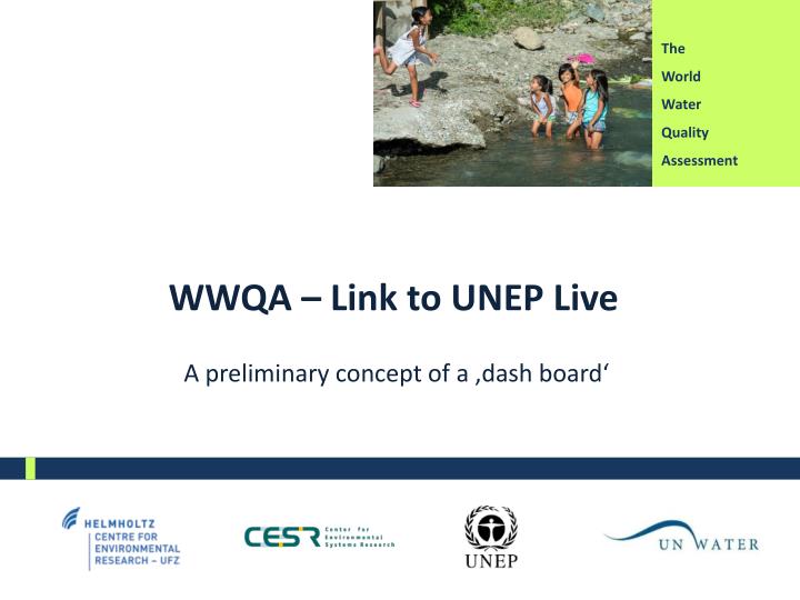 wwqa link to unep live
