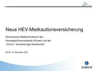 neue hev mietkautionsversicherung