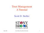 Trust Management Tutorial for Cyber Security - slide 1