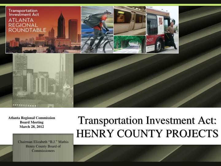 transportation investment act henry county projects