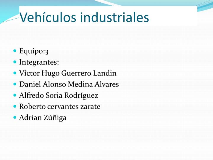 veh culos industriales