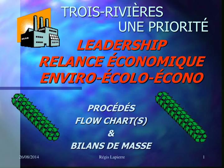 leadership relance conomique enviro colo cono