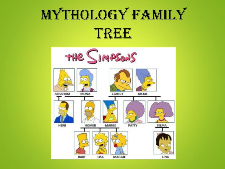 mythology family tree