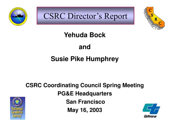 csrc director s report