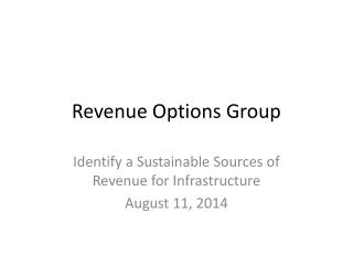 Revenue Options Group