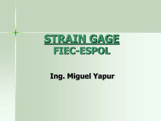 strain gage fiec espol