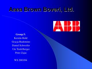 Asea Brown Boveri, Ltd.