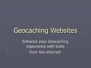Geocaching Websites