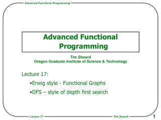 advanced functional programming