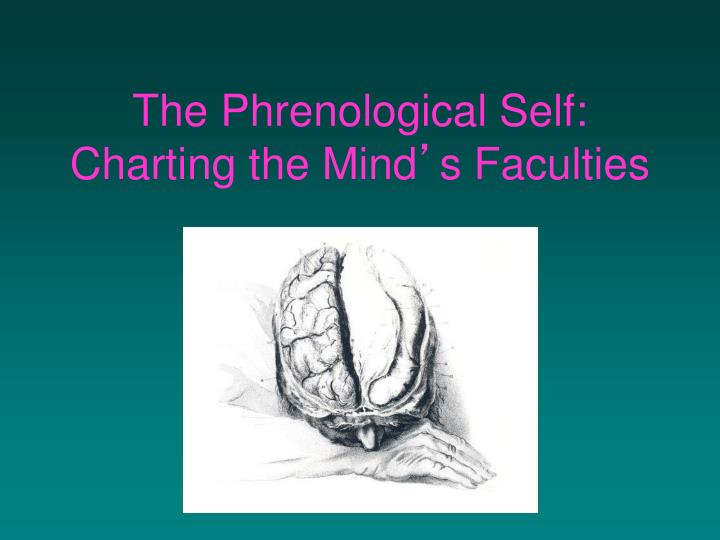 the phrenological self charting the mind s faculties
