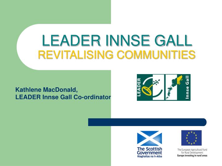 leader innse gall revitalising communities