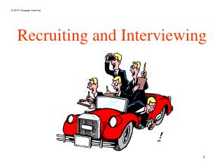 Recruiting and Interviewing