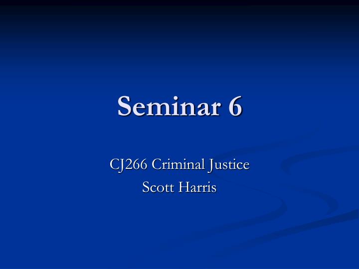 seminar 6