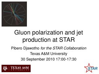 Gluon polarization and jet production at STAR