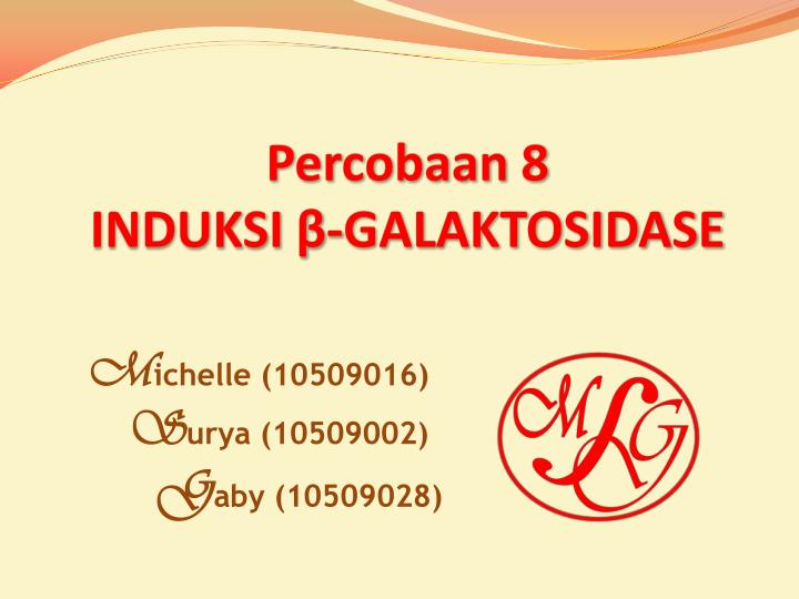 percobaan 8 induksi galaktosidase