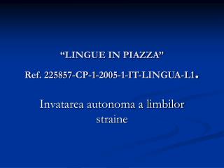 lingue in piazza ref 225857 cp 1 2005 1 it lingua l1
