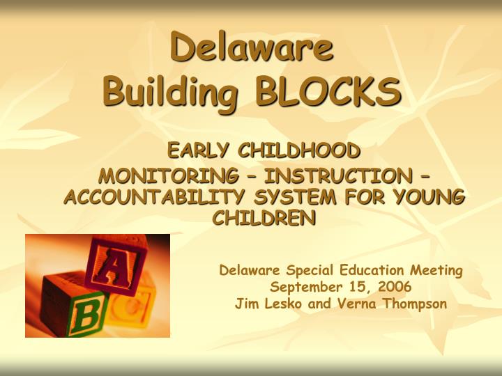 delaware building blocks