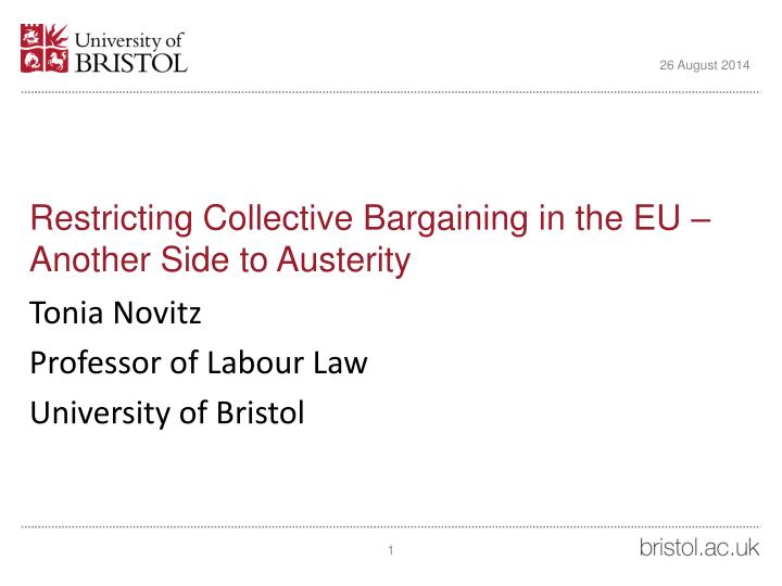 restricting collective bargaining in the eu another side to austerity