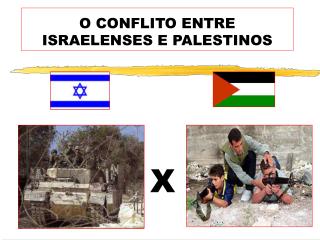 o conflito entre israelenses e palestinos