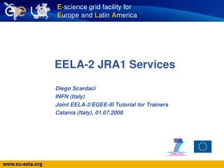 EELA-2 JRA1 Services