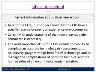 view about silver online school