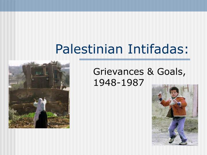 palestinian intifadas