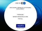 OECD GLOBAL FORUM ON SUSTAINABLE DEVELOPMENT FINANCING WATER INFRASTRUCTURE FOR ALL - slide 1
