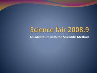 Science fair 2008.9