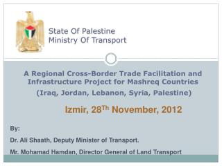 State Of Palestine Ministry Of Transport
