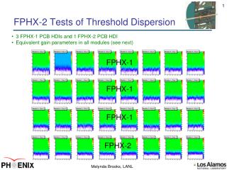 FPHX-2 Tests of Threshold Dispersion