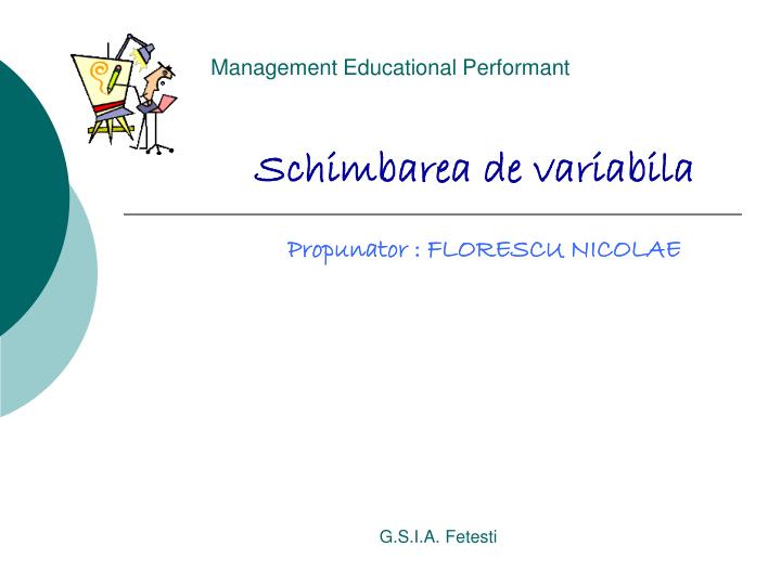 management educational performant