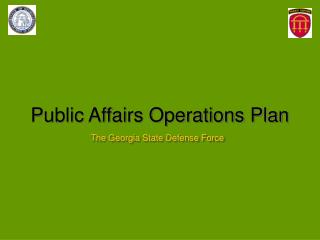 Public Affairs Operations Plan