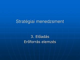 strat giai menedzsment