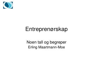 entrepren rskap