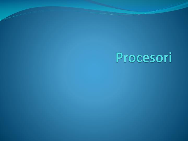 procesori