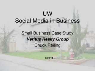 UW Social Media in Business