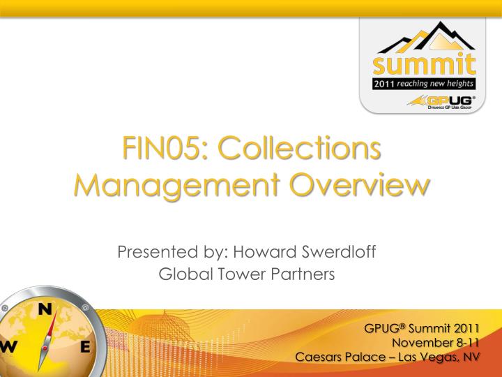 fin05 collections management overview