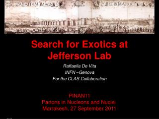 Search for Exotics at Jefferson Lab