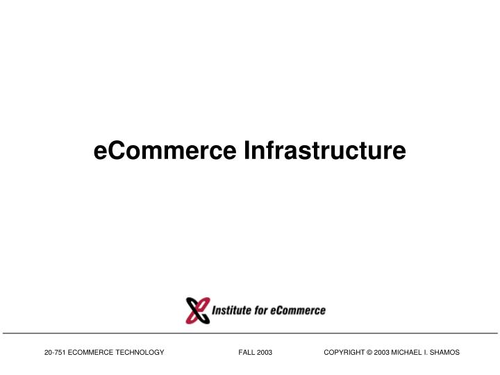 ecommerce infrastructure