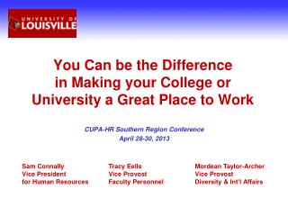 You Can be the Difference in Making your College or University a Great Place to Work
