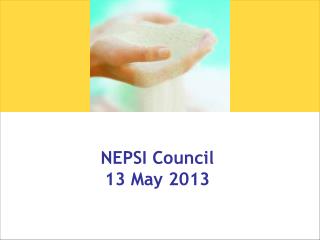 NEPSI Council 13 May 2013