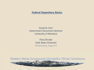 Federal Depository Basics