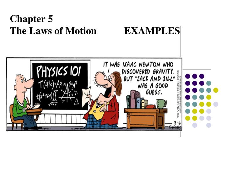 chapter 5 the laws of motion examples